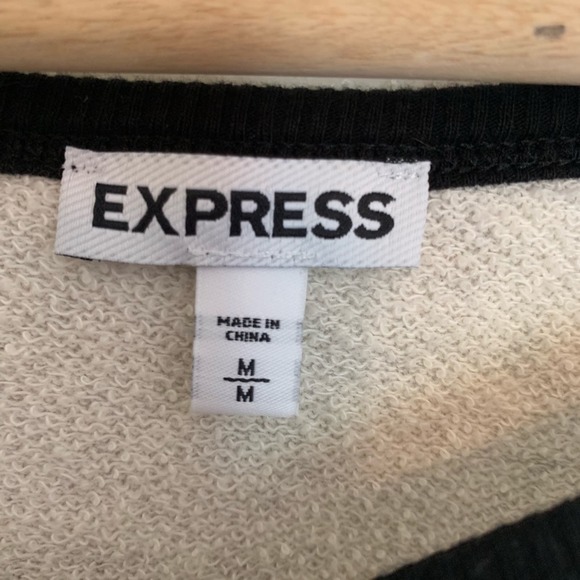 Express Sequined Lieutenant De Charme Sweatshirt Women's Size Med - Picture 7 of 7